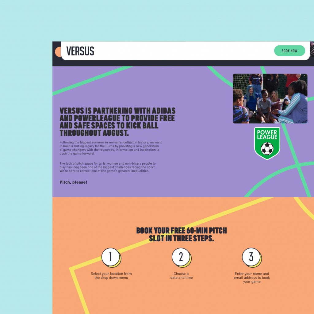 Versus web design