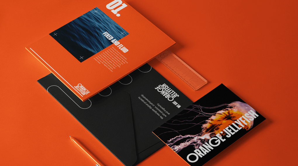 Orange jellyfish branding agency cyprus image